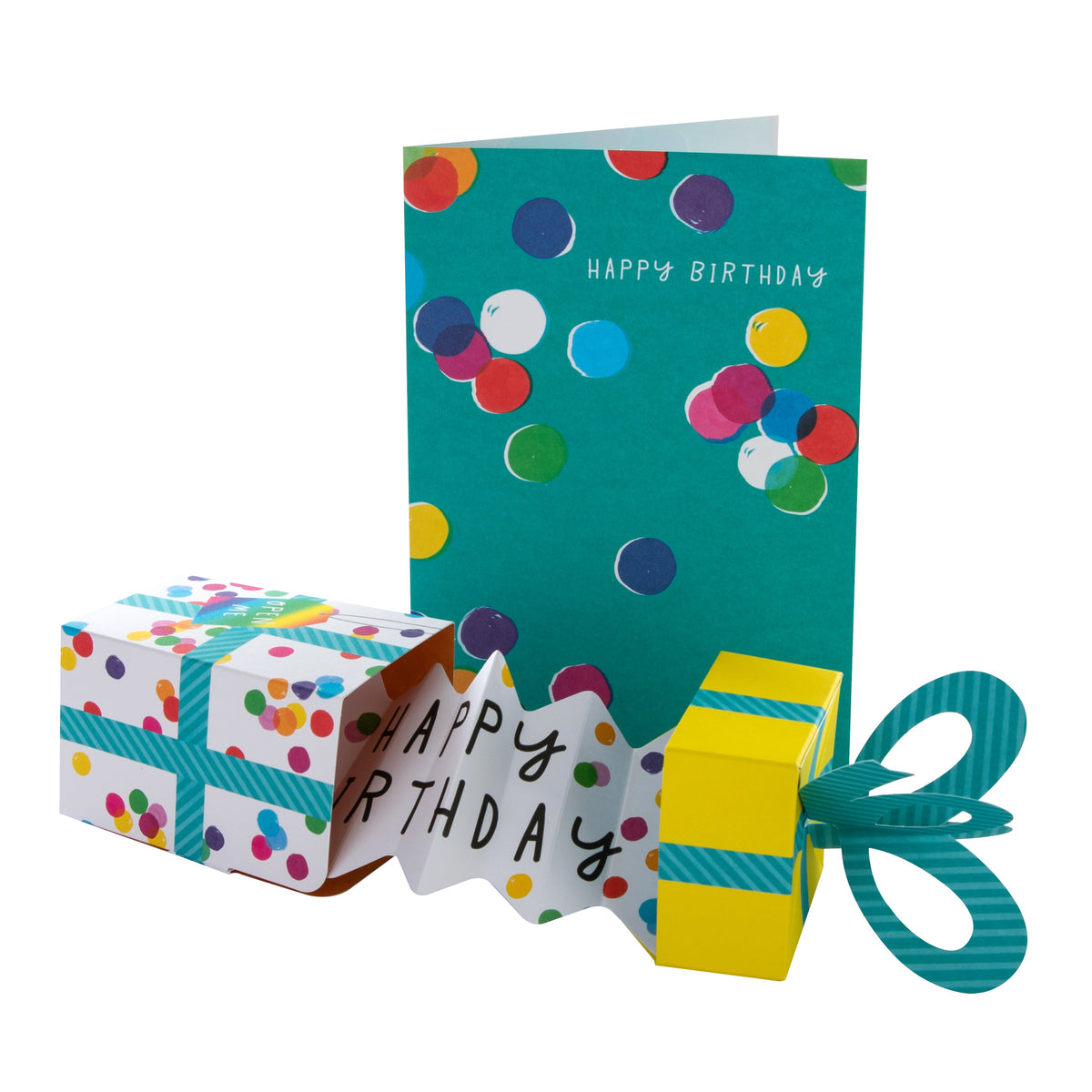 3D PopUp Gift Box Design Birthday Card Hallmark UK