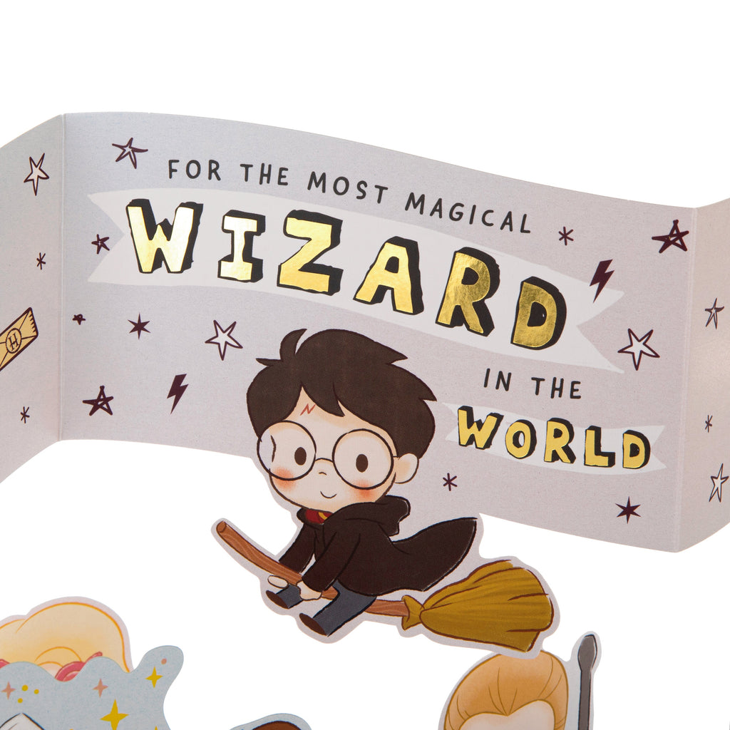 Birthday Card - 3D Harry Potter™ Scene Design