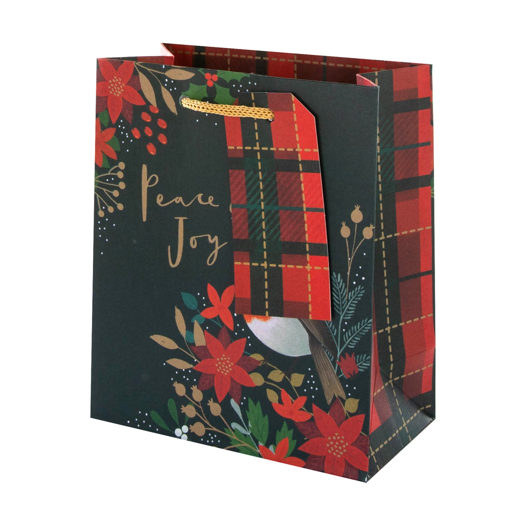 Christmas Gift Bags - Pack of 3 in Tartan Design