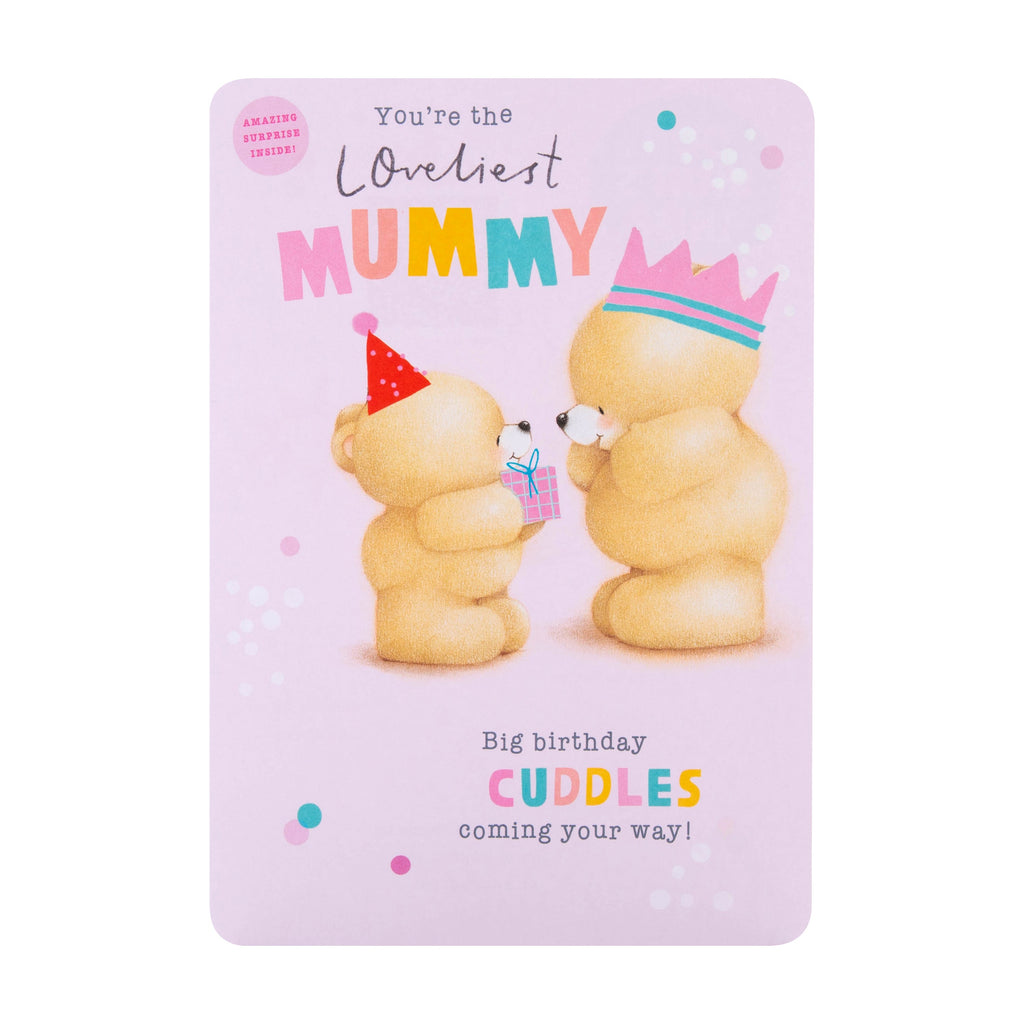 Interactive Forever Friends Birthday Card for Mummy with QR Code
