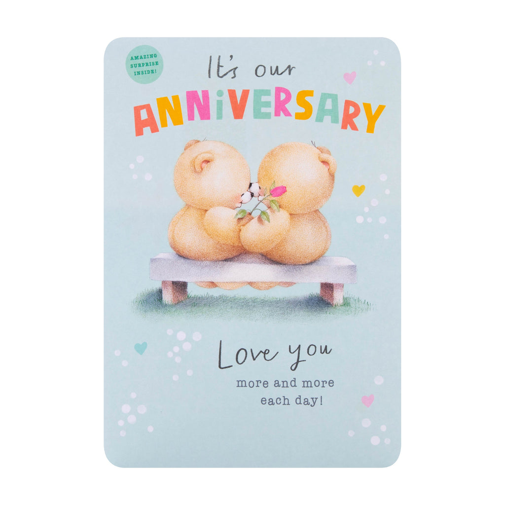Interactive Forever Friends Anniversary Card with QR Code
