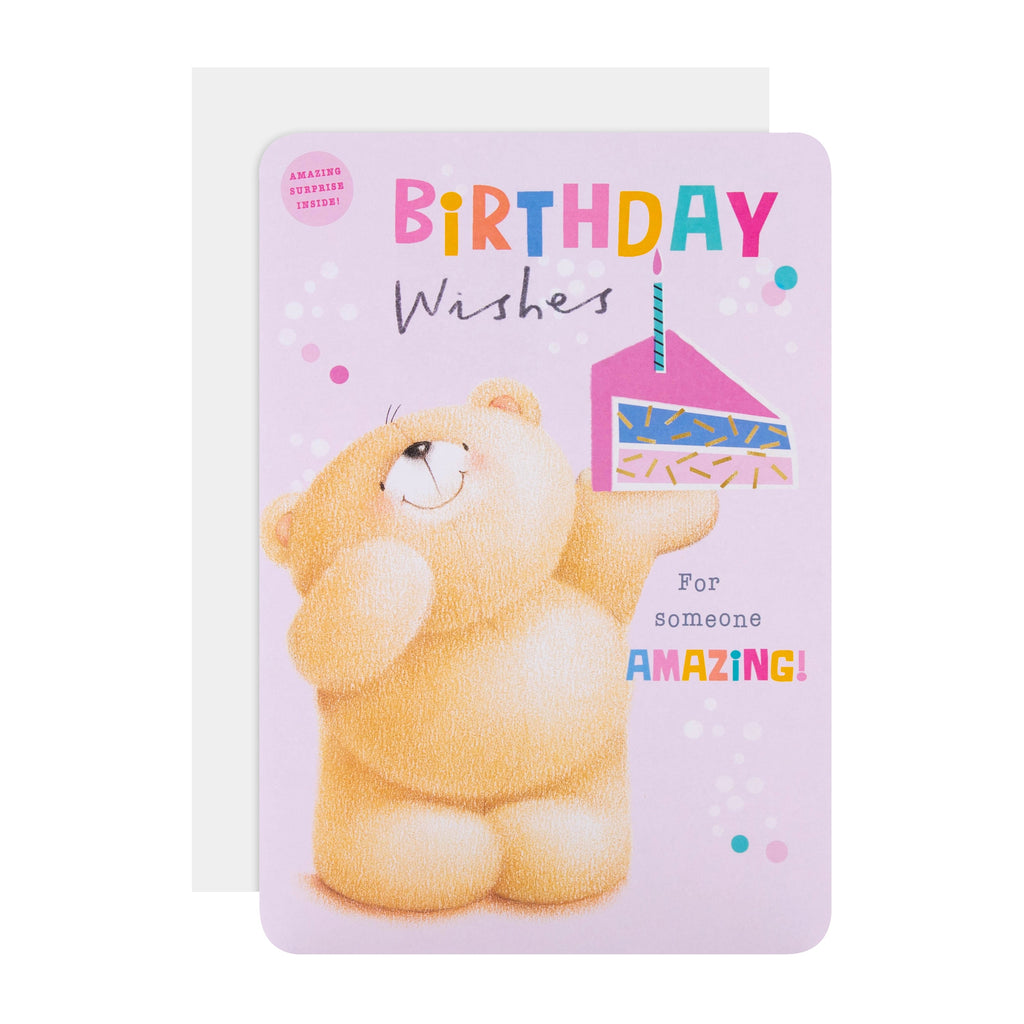 Interactive Forever Friends Birthday Card for Her with QR Code