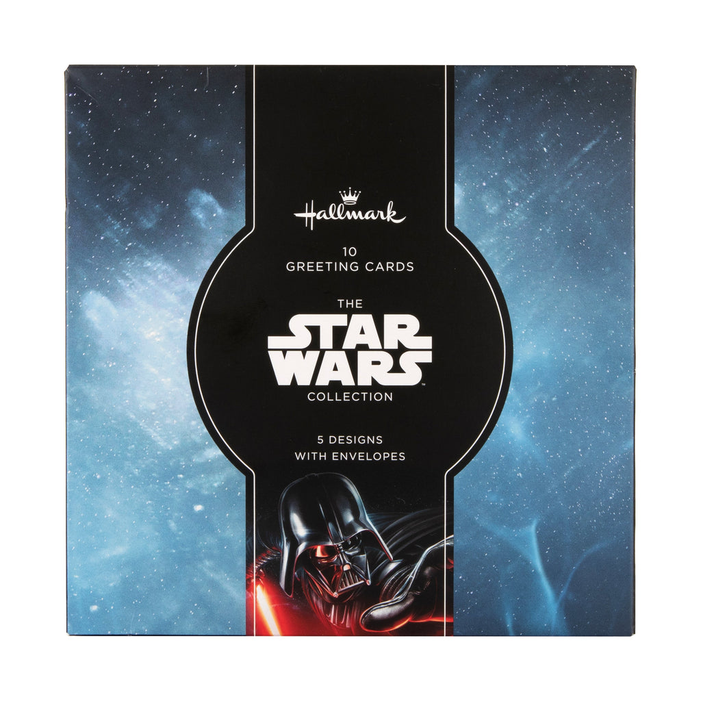 Multipack Birthday Cards - Pack of 10 in 5 Star Wars™ Designs