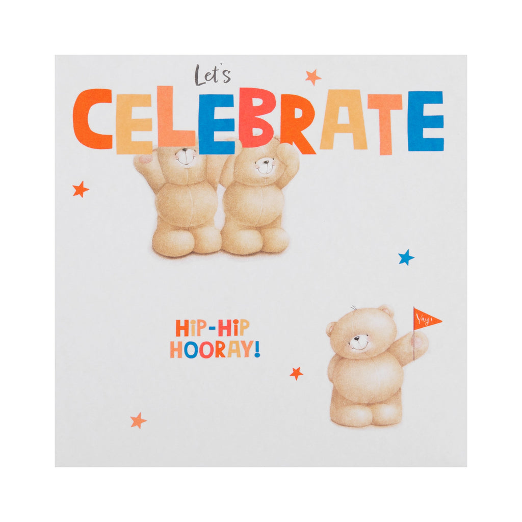 Birthday Cards - Multipack of 20 in 4 fun Forever Friends Designs