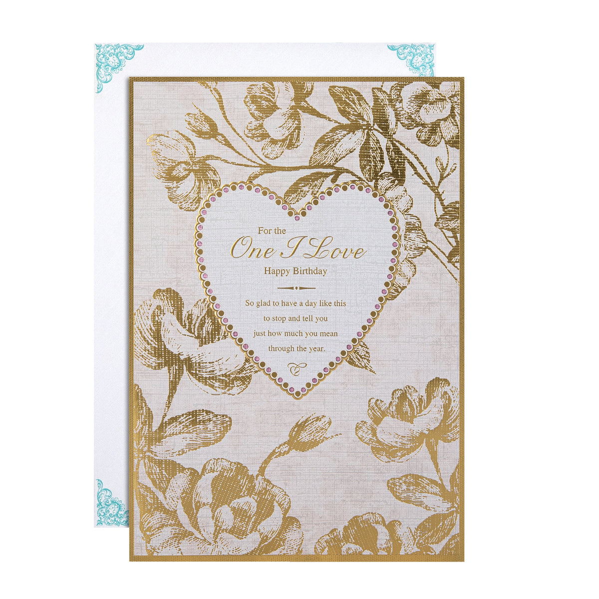 Intricate Traditional Floral Birthday Card for One I Love | Hallmark