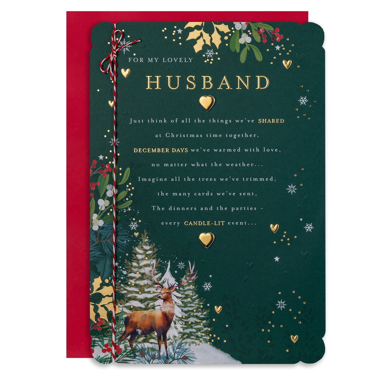 Christmas Card for Husband - Traditional Illustrated Design | Hallmark