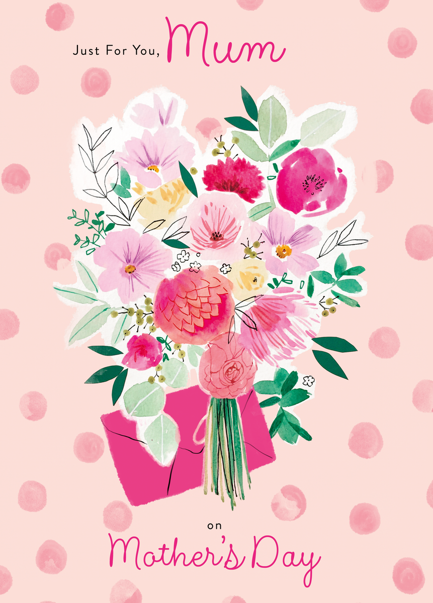 Personalised Flower Bouquet Mother's Day Card For Mum | Hallmark UK