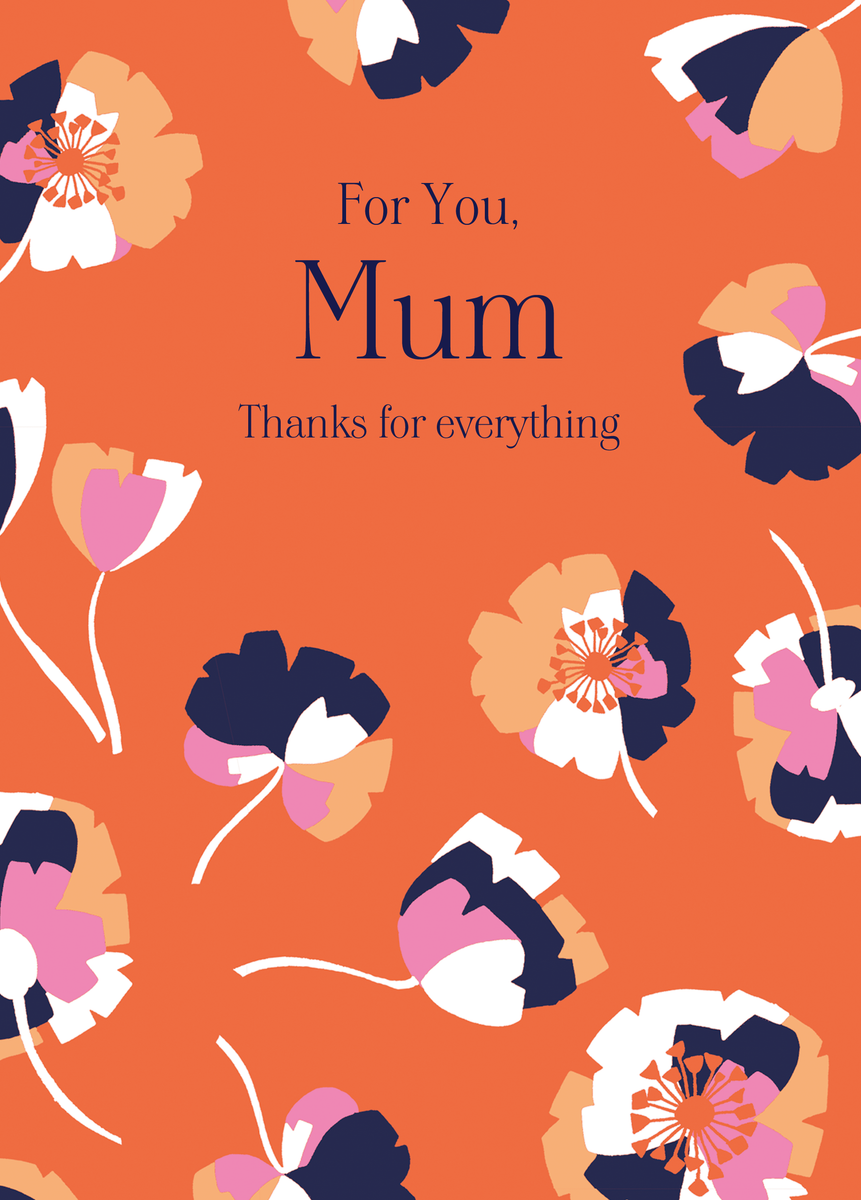 Personalised Floral Pattern Mother's Day Card For Mum | Hallmark UK