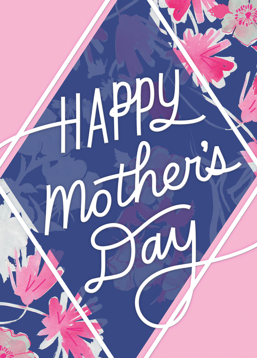 Personalised Pink Florals Mother's Day Card | Hallmark UK