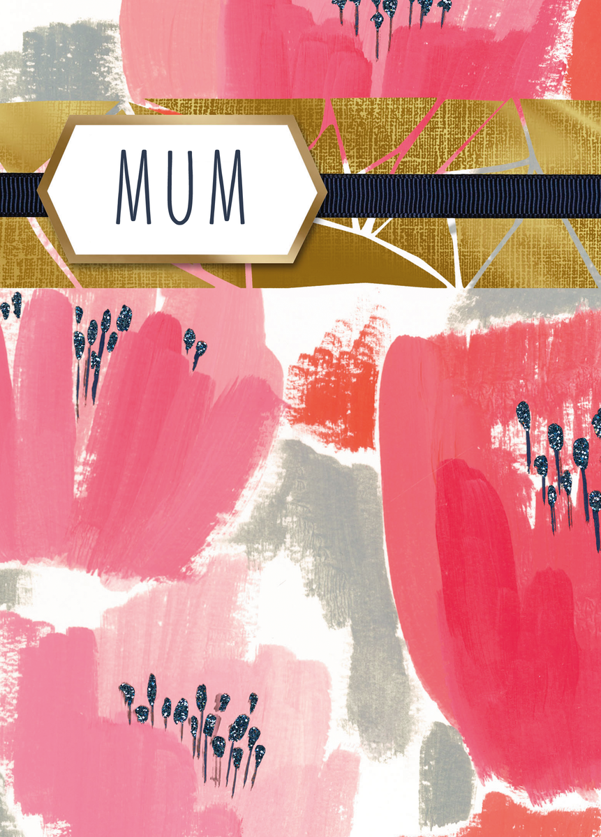 Personalised Editable Pink Tulips Mother's Day Card | Hallmark UK