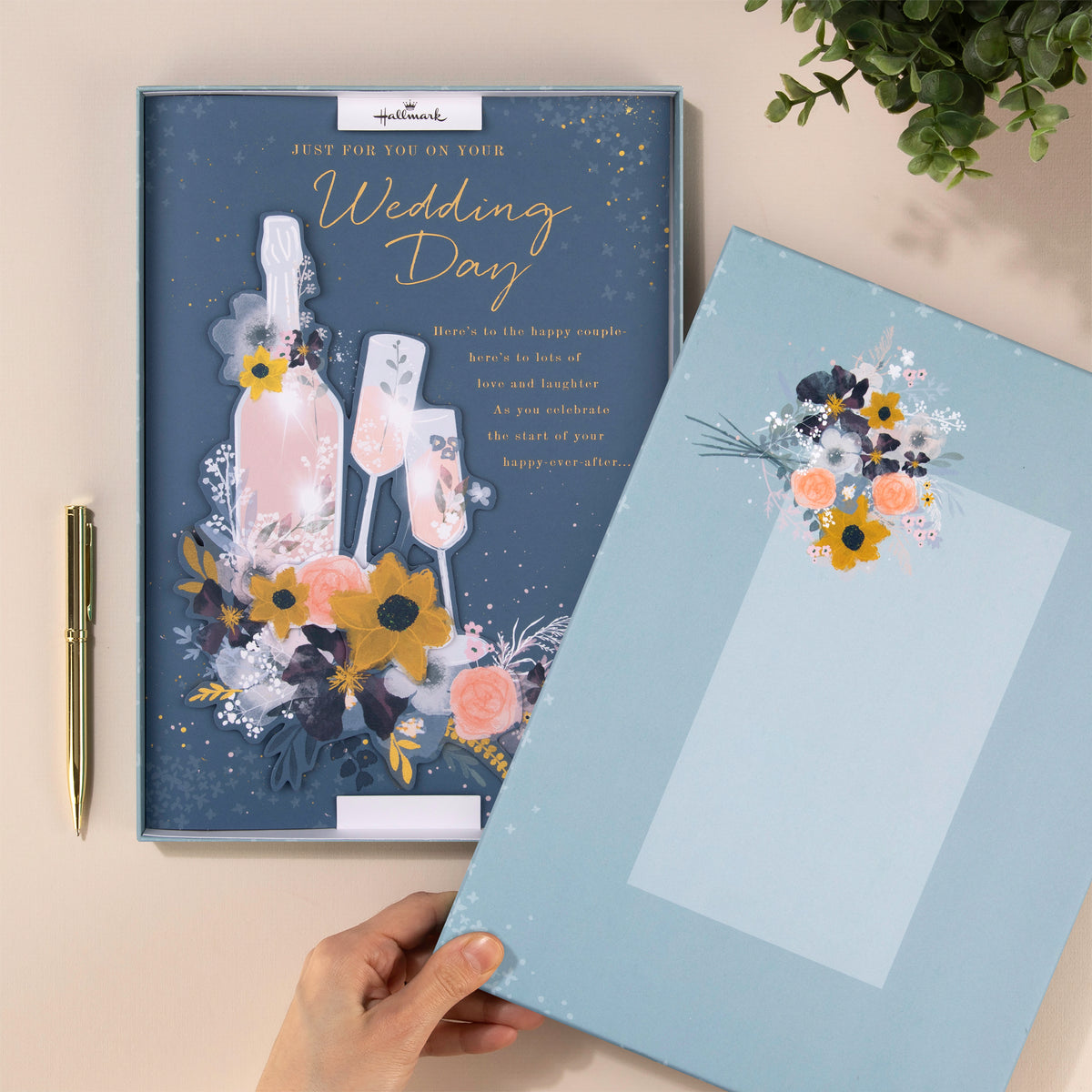 Luxury Boxed Illustrated Wedding Congratulations Card | Hallmark