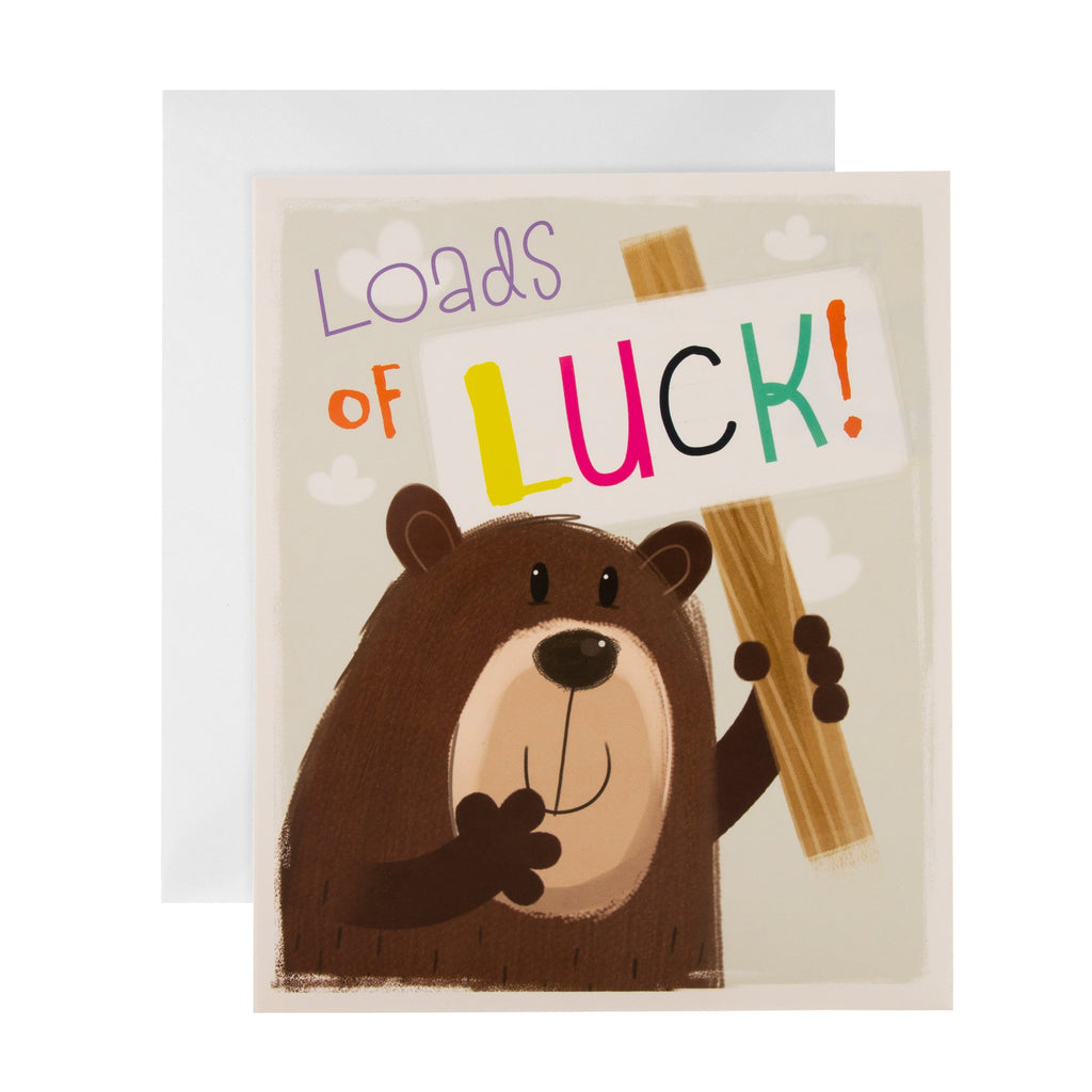 Good Luck Card - Cute 'All About Gus' Design
