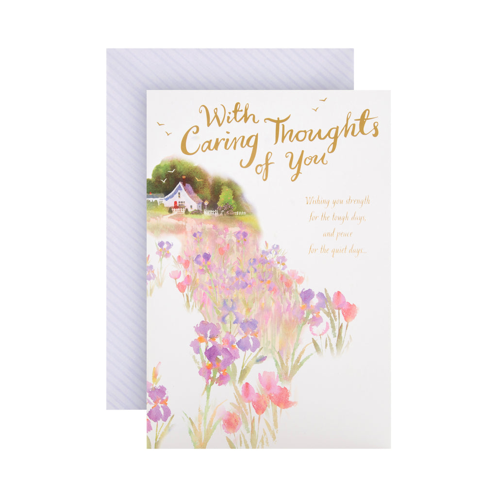 Thinking of You Card - Scenic Watercolour Design