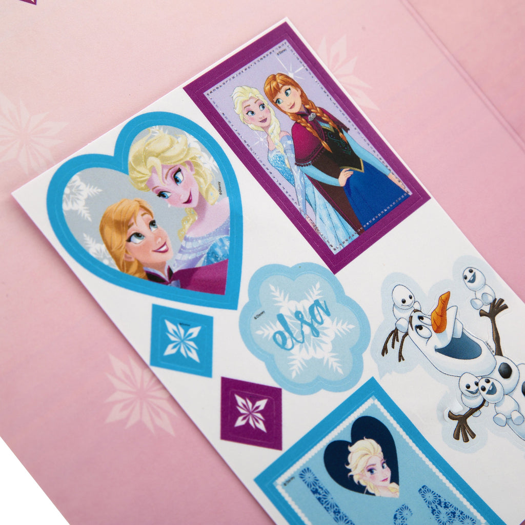Birthday Card for Granddaughter - Disney Frozen Elsa Design