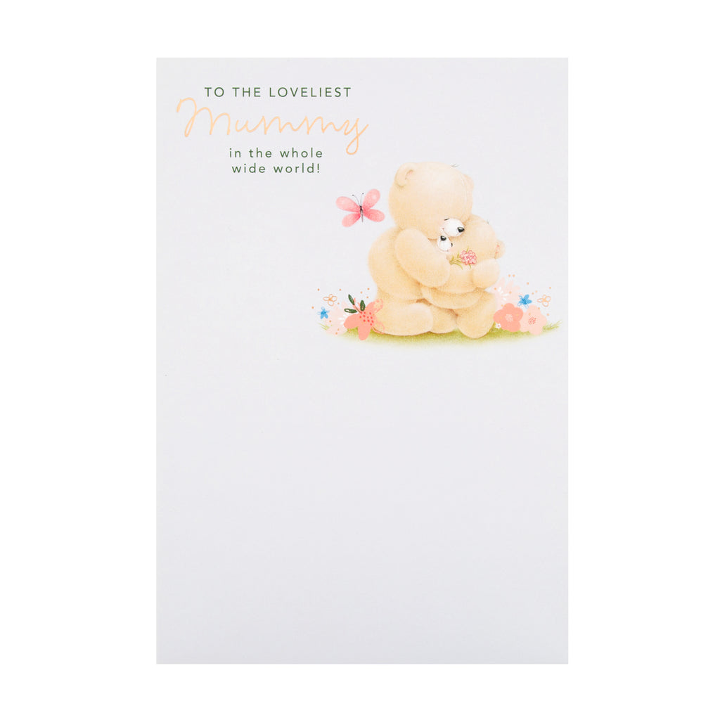 Birthday Card for Mummy - Cute Forever Friends Design