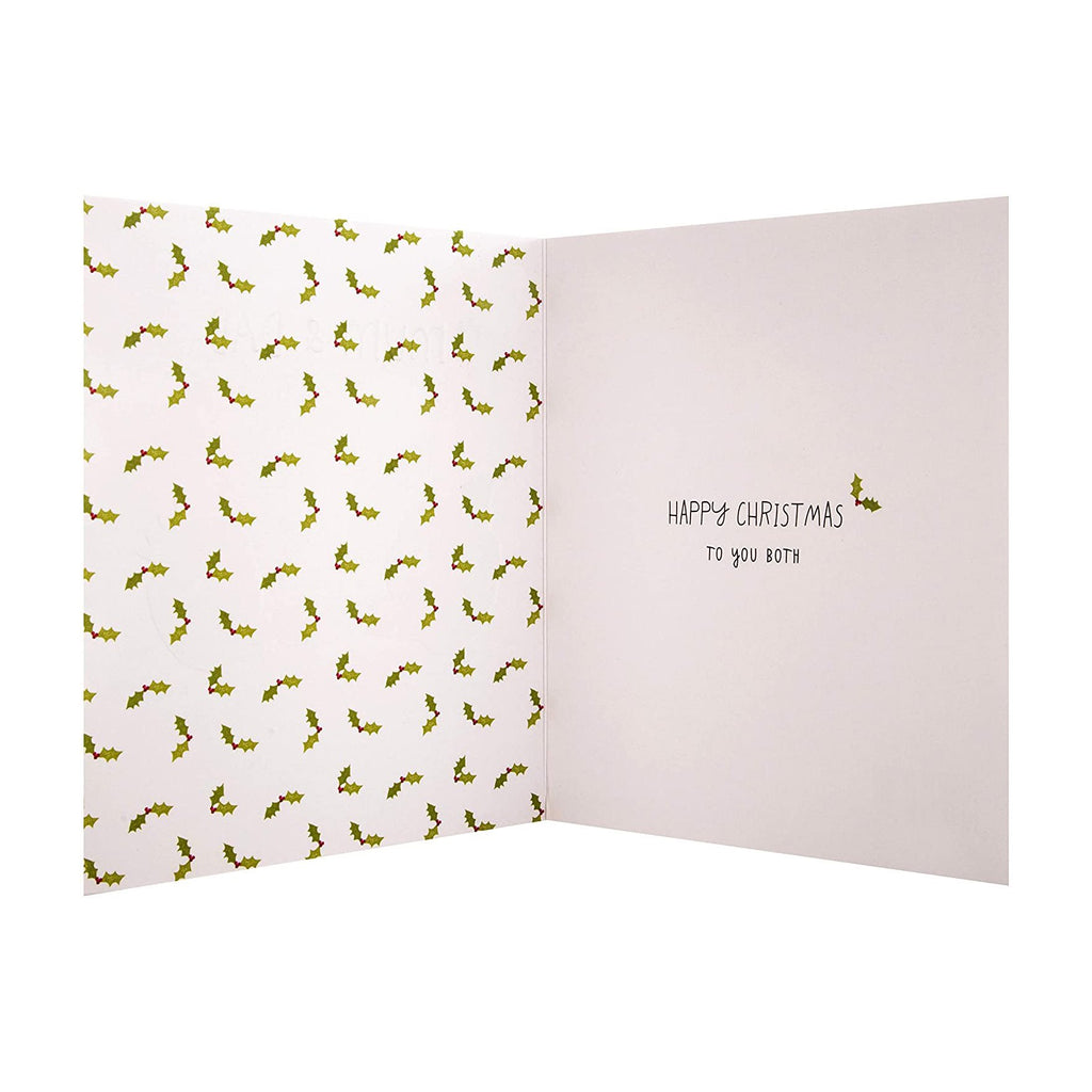 Christmas Card For Mum & Dad - Funny Sprout Design