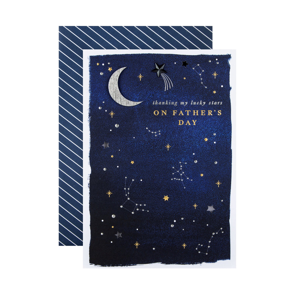 Father's Day Card - Night Sky Design