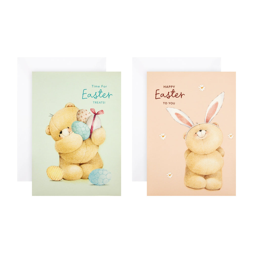 Pack of Easter Cards - 10 Mini Cards in 2 Cute Forever Friends Designs