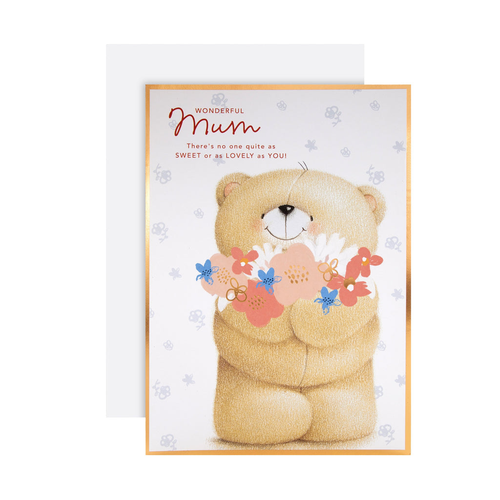 Mother's Day Card for Mum - Large Cute Forever Friends Design
