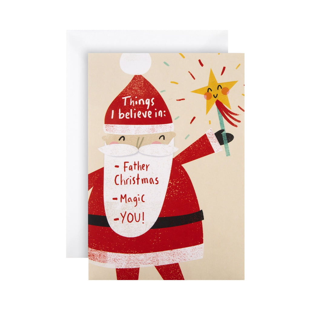 Kids' Christmas Card -  Positive 'State of Kind' Design