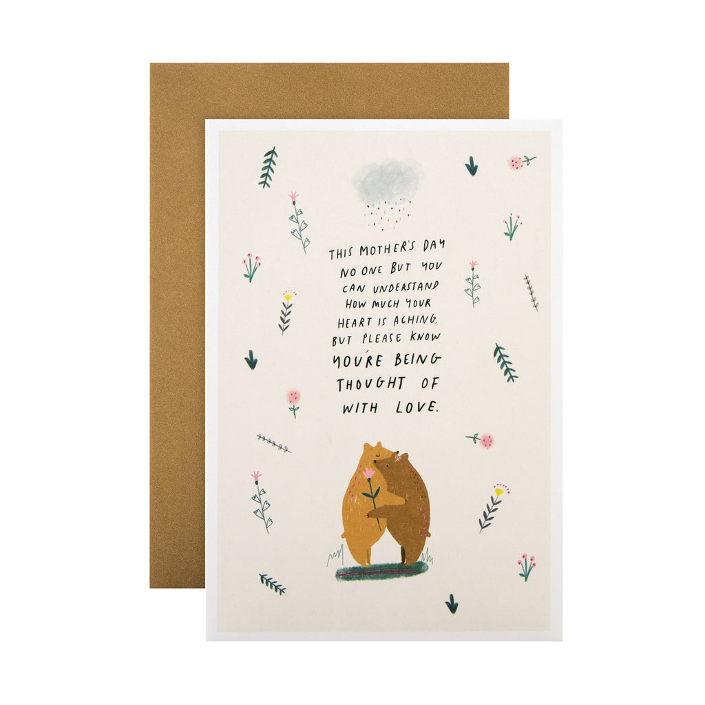 Recyclable Mother's Day Support Card - Cute 'State of Kind' Design