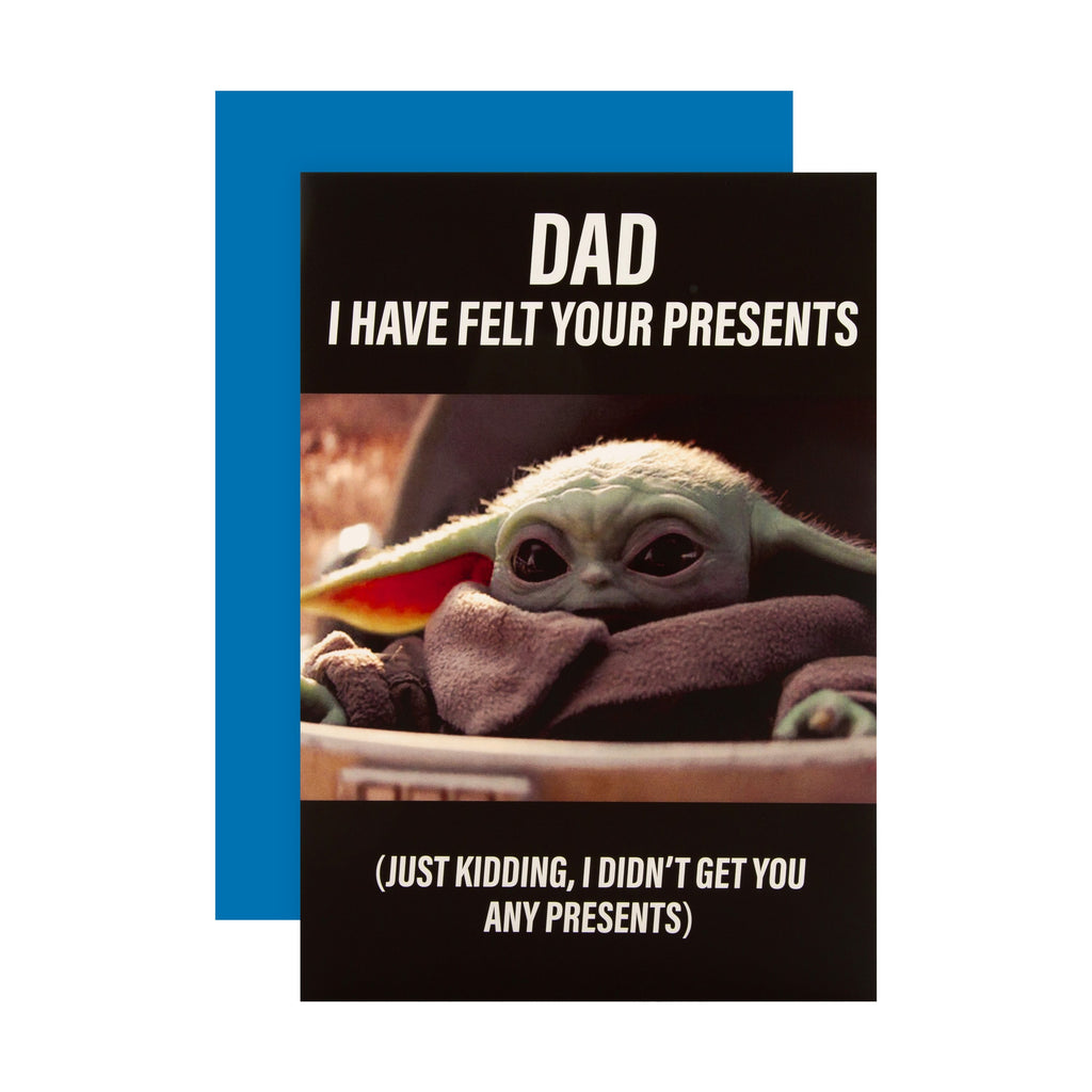 Father's Day Card for Dad - Star Wars Mandalorian Design
