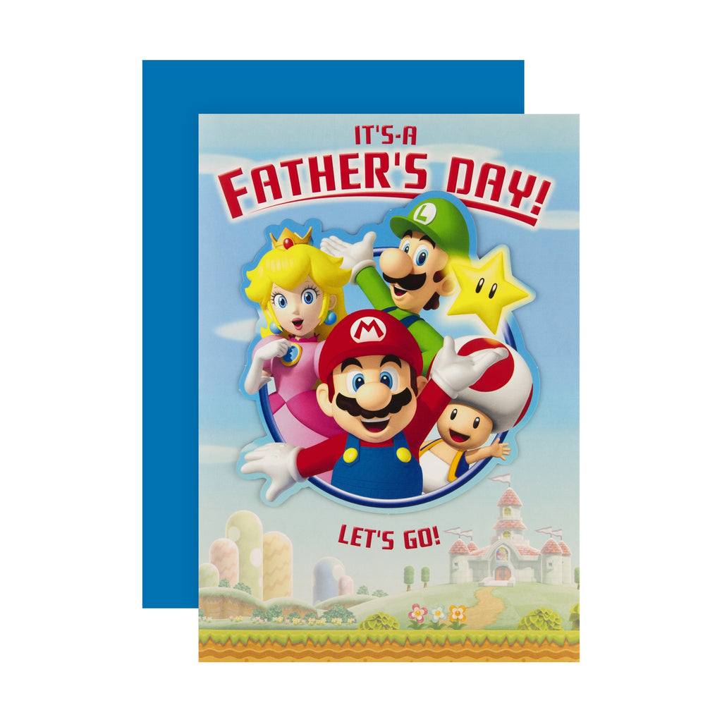 Father's Day Card - Fun Super-Mario™ Design