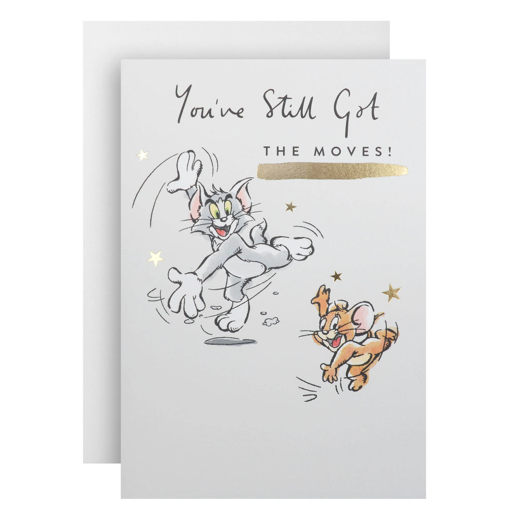 Birthday Card - Classic Warner Bros, Tom and Jerry™️ Dancing Design