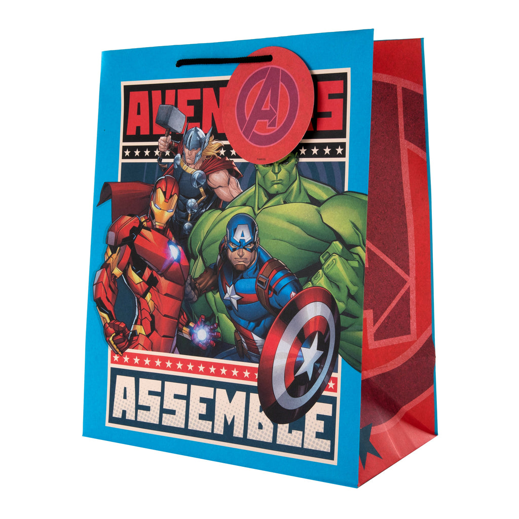 Large Gift Bag - Marvel Avengers Design
