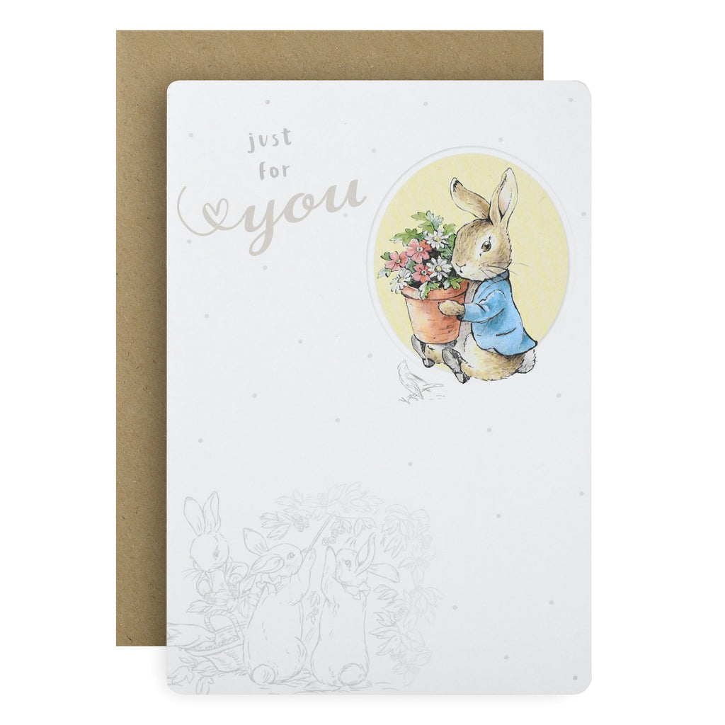 Any Occasion Blank Card - Illustrated Peter Rabbit™ Design