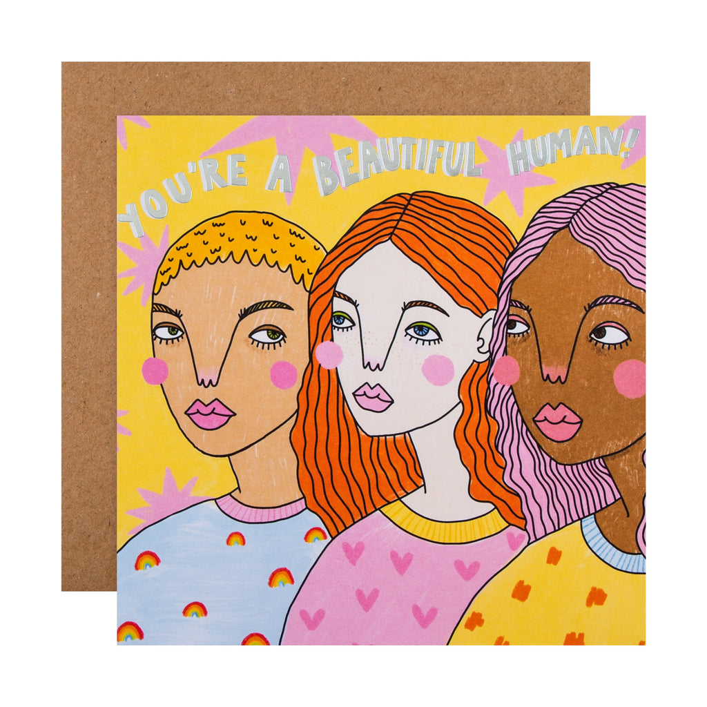 Any Occasion Card -  Bee Illustrates, Spotted Collection Beautiful Human Design