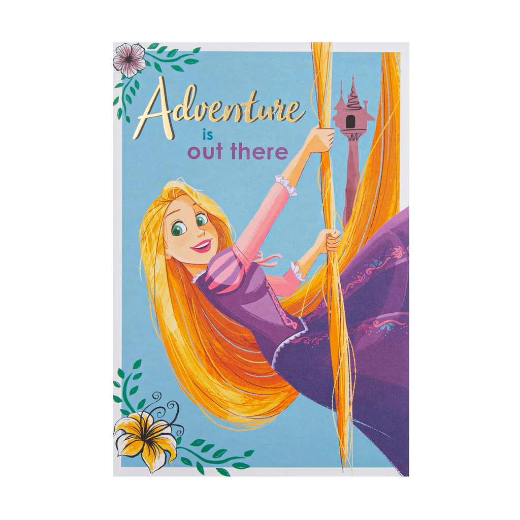 Encouragement Card - Disney Princess Rapunzel Design