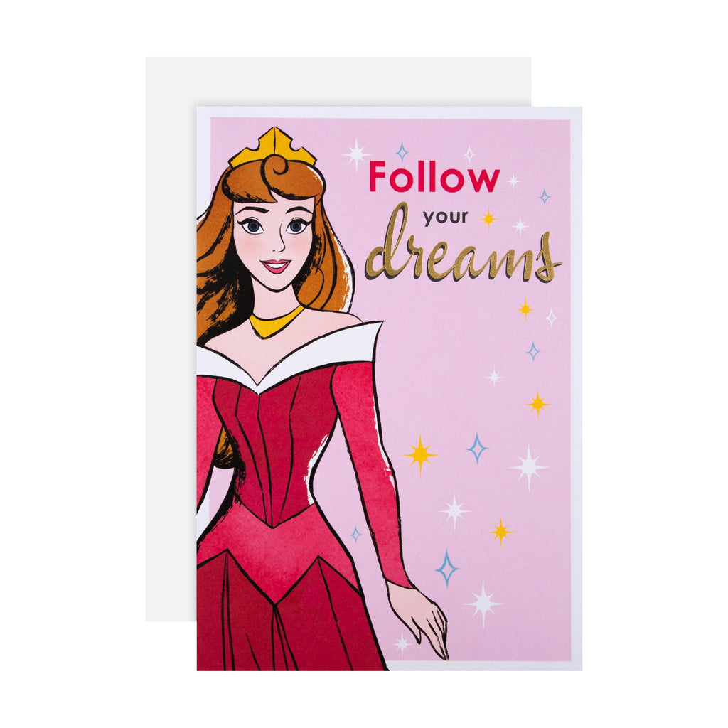 Encouragement Card - Disney Princess Aurora Design