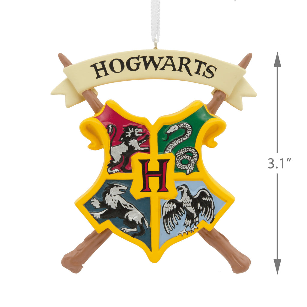 Collectable Harry Potter Ornament - Hogwarts Crest Design