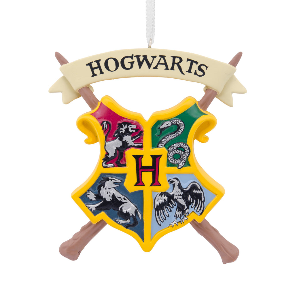 Collectable Harry Potter Ornament - Hogwarts Crest Design