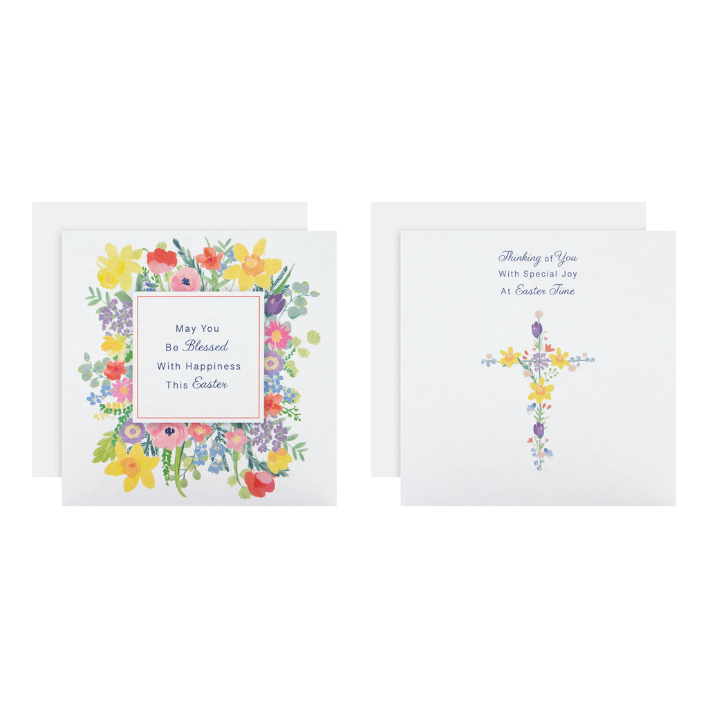 Charity Easter Cards - Pack of 10 Cards in 2 Classic Designs