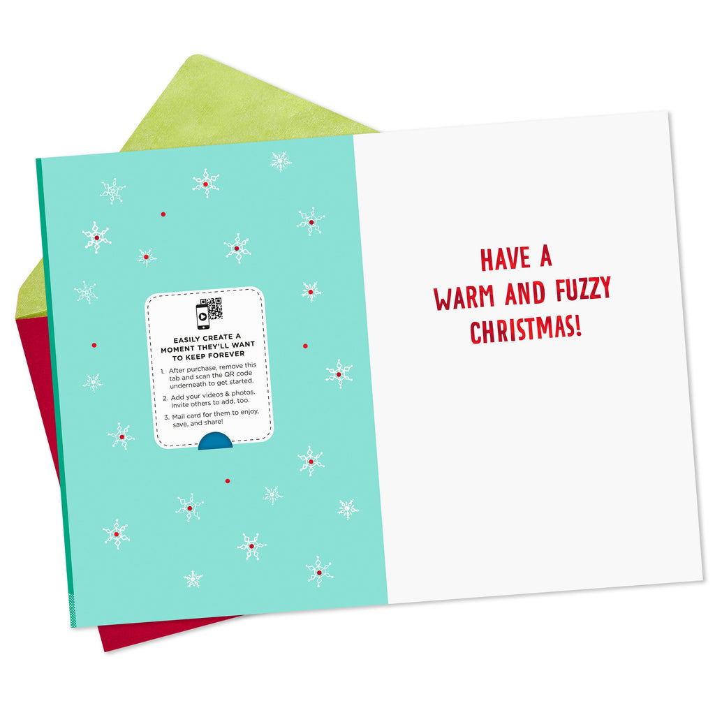 Video Greetings General Christmas Card - 'Fa Lla Lla Llama' Design