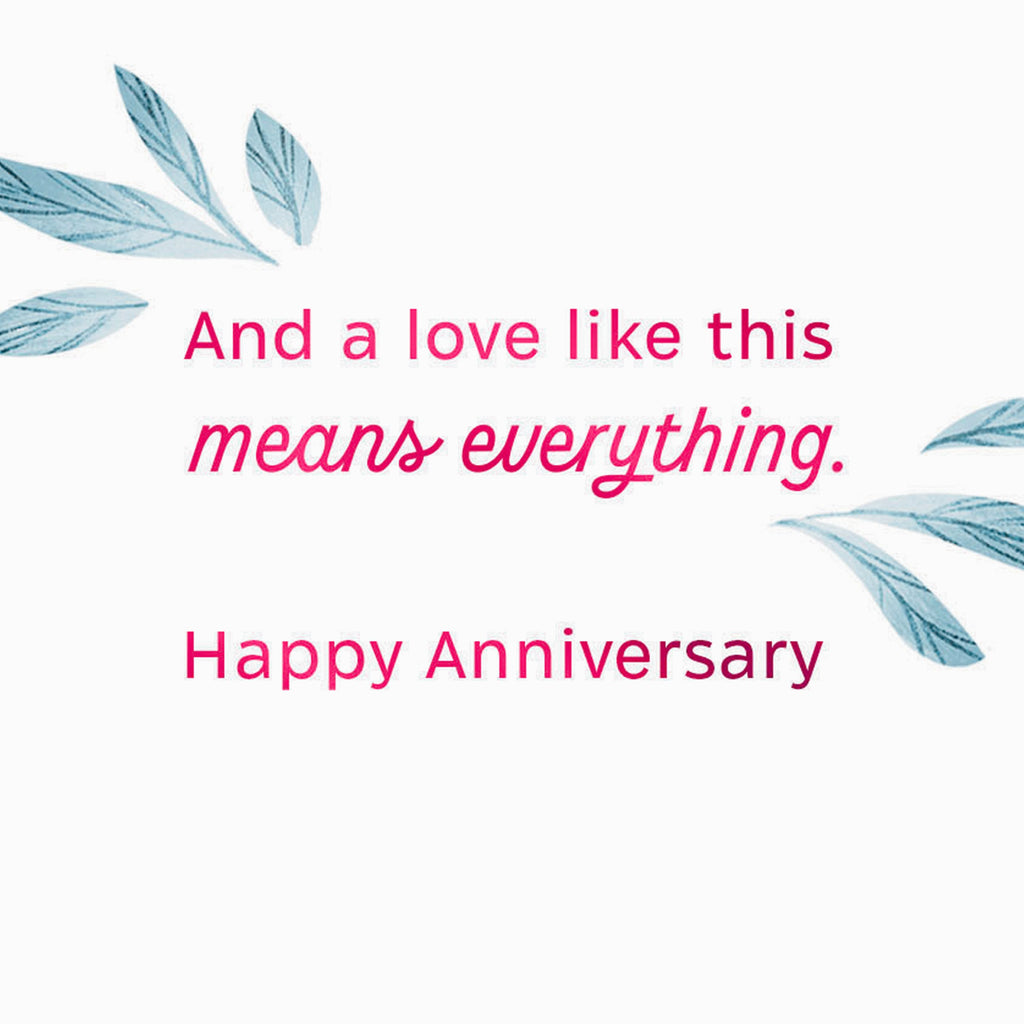 Video Greetings Anniversary Card - 'Love Worth Celebrating' Design