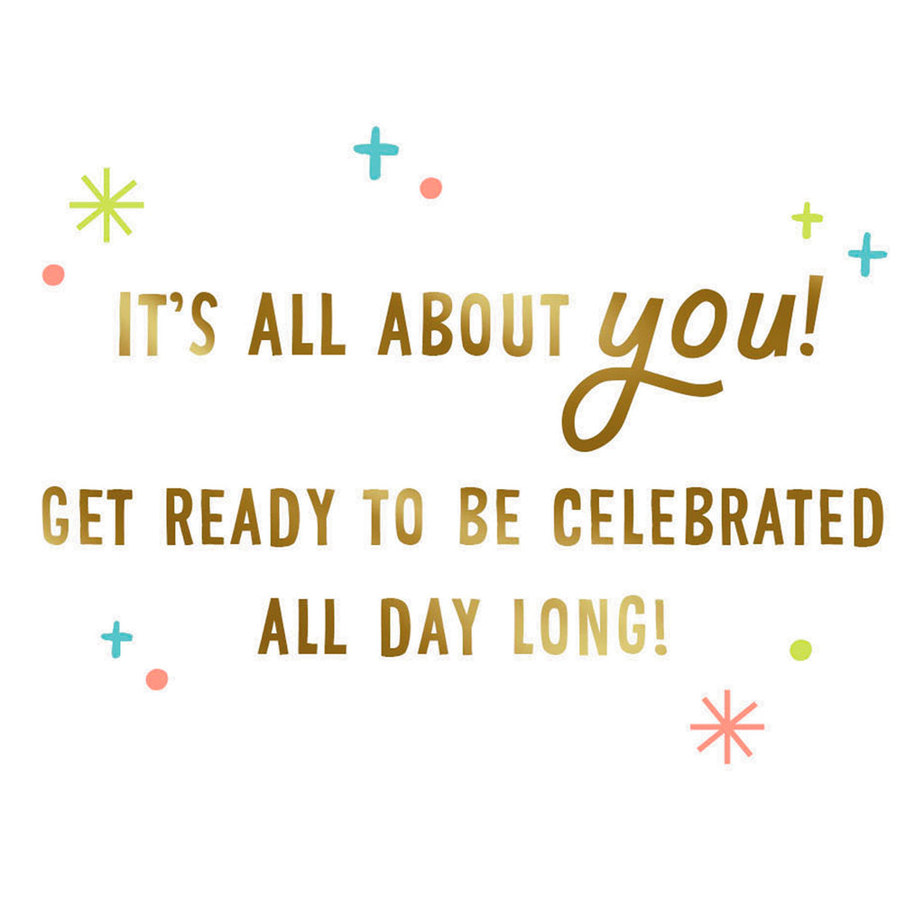 Video Greetings General Birthday Card - 'Happy Birthday' Text Design