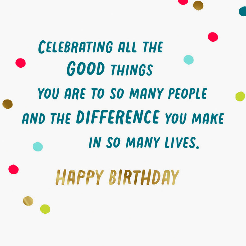 Video Greetings General Birthday Card - 'Celebrate You' Cake Design