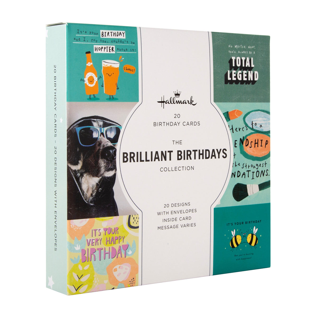 Birthday Cards Multipack of 20 in 20 Contemporary Designs Hallmark