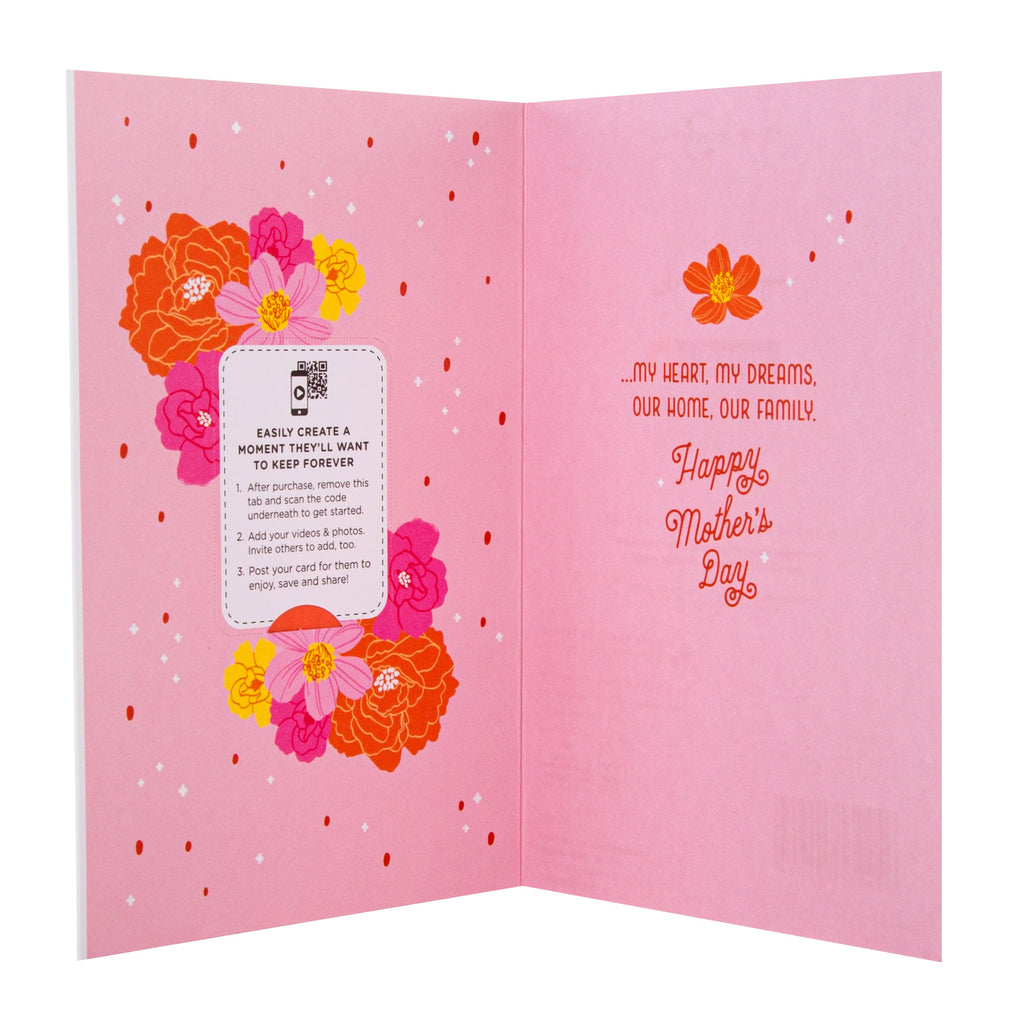 Video Greetings Mother's Day Card for Wife - 'You Fill Everything with Love' Design