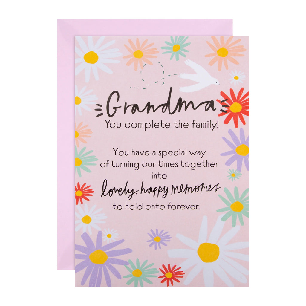 Mother's Day Card for Grandma - Jigsaw Puzzle Activity 
