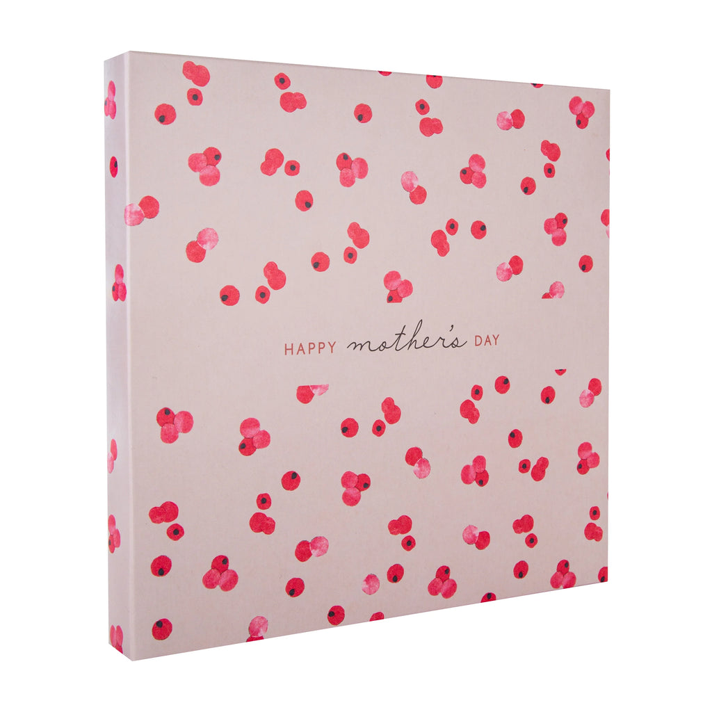 Luxury Boxed Mother's Day Card for Grandma - Cute Floral Design with Flower Keepsake & Gift Box