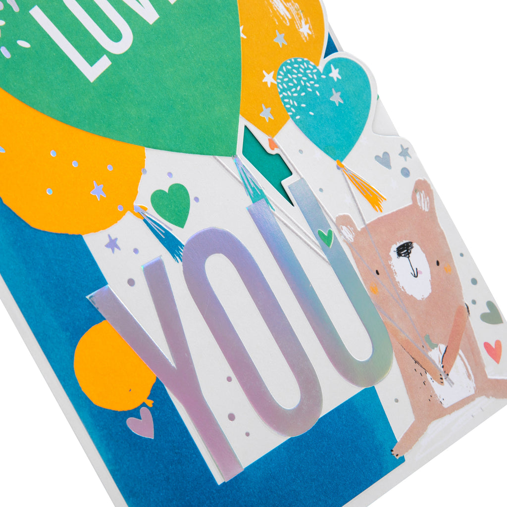 Father's Day Card - 3D Pull Out Love you Loads Design