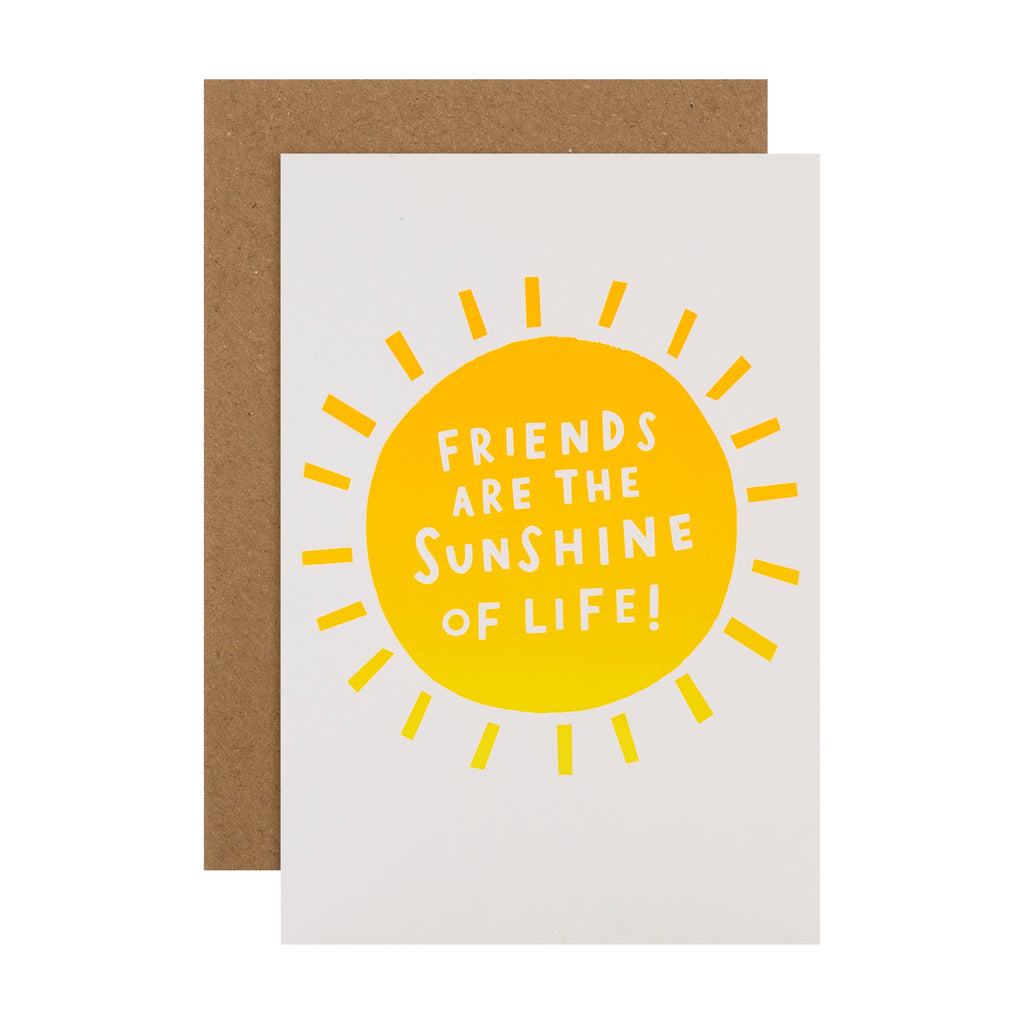 Birthday Card - Break the Rules Neon Sunshine & Rays Design