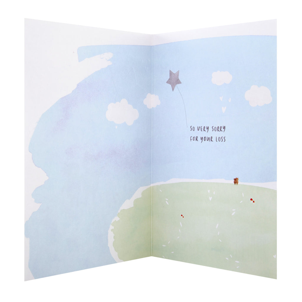 Loss of Child Sympathy Card - Cute Contemporary Design
