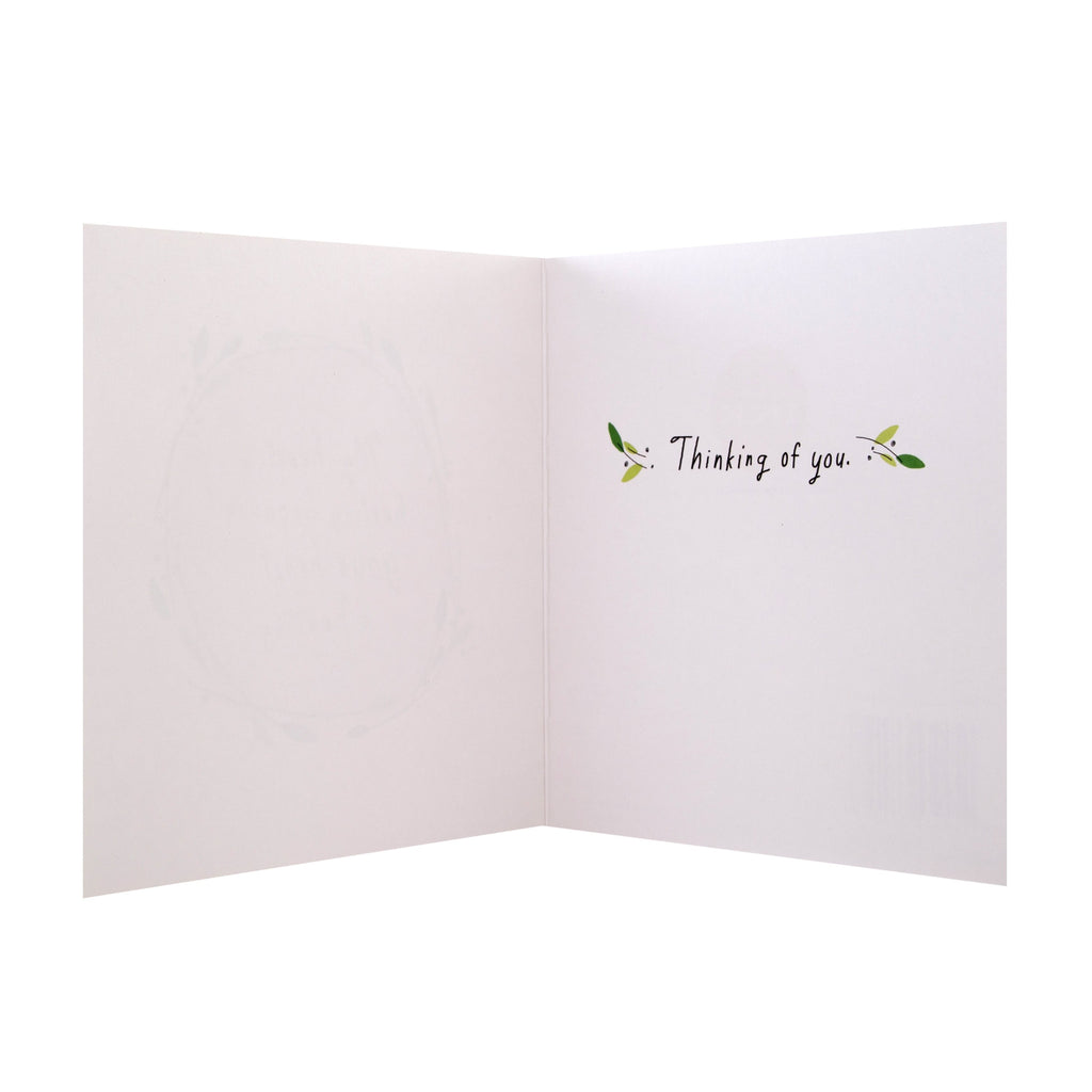 Sympathy Card - Contemporary Wreath Design