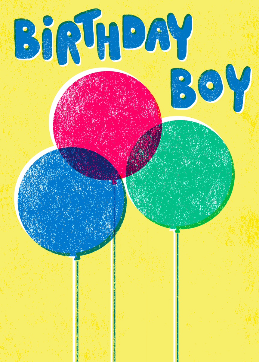 Personalised Birthday Boy Card Hallmark