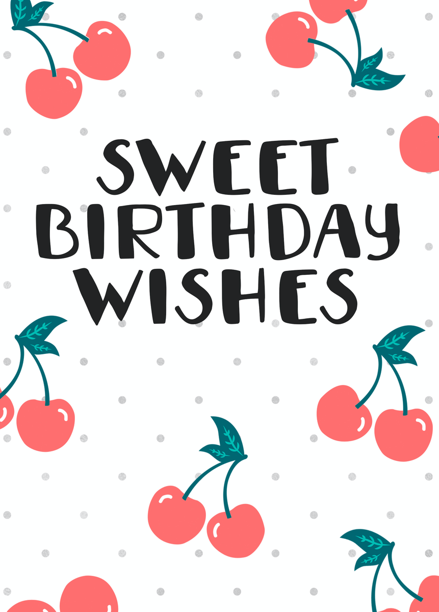 Personalised Sweet Wishes Birthday Card Hallmark